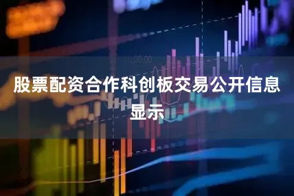 股票配资合作科创板交易公开信息显示
