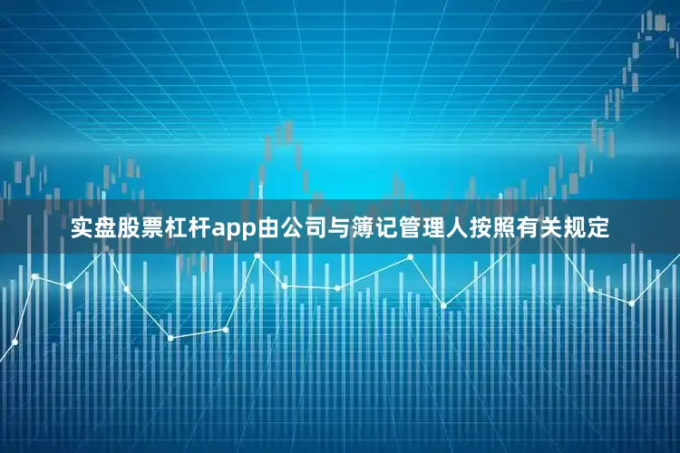 实盘股票杠杆app由公司与簿记管理人按照有关规定