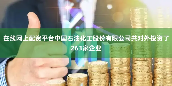 在线网上配资平台中国石油化工股份有限公司共对外投资了263家企业