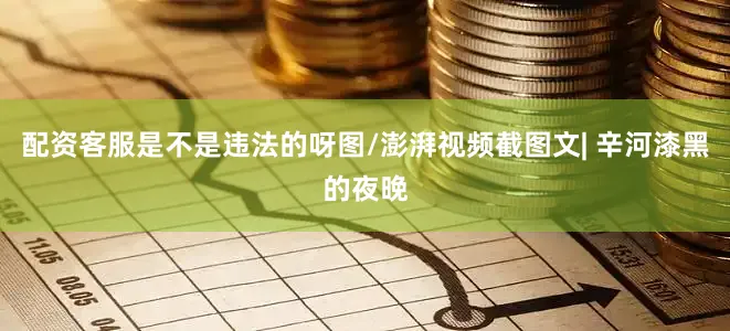 配资客服是不是违法的呀图/澎湃视频截图文| 辛河漆黑的夜晚